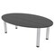 Skutchi Designs 33.5 in W, 59.5 in L, 29 in H, Engineered Wood Top, Grey HAR-OVL-34X60-PT-AN - alternate 1